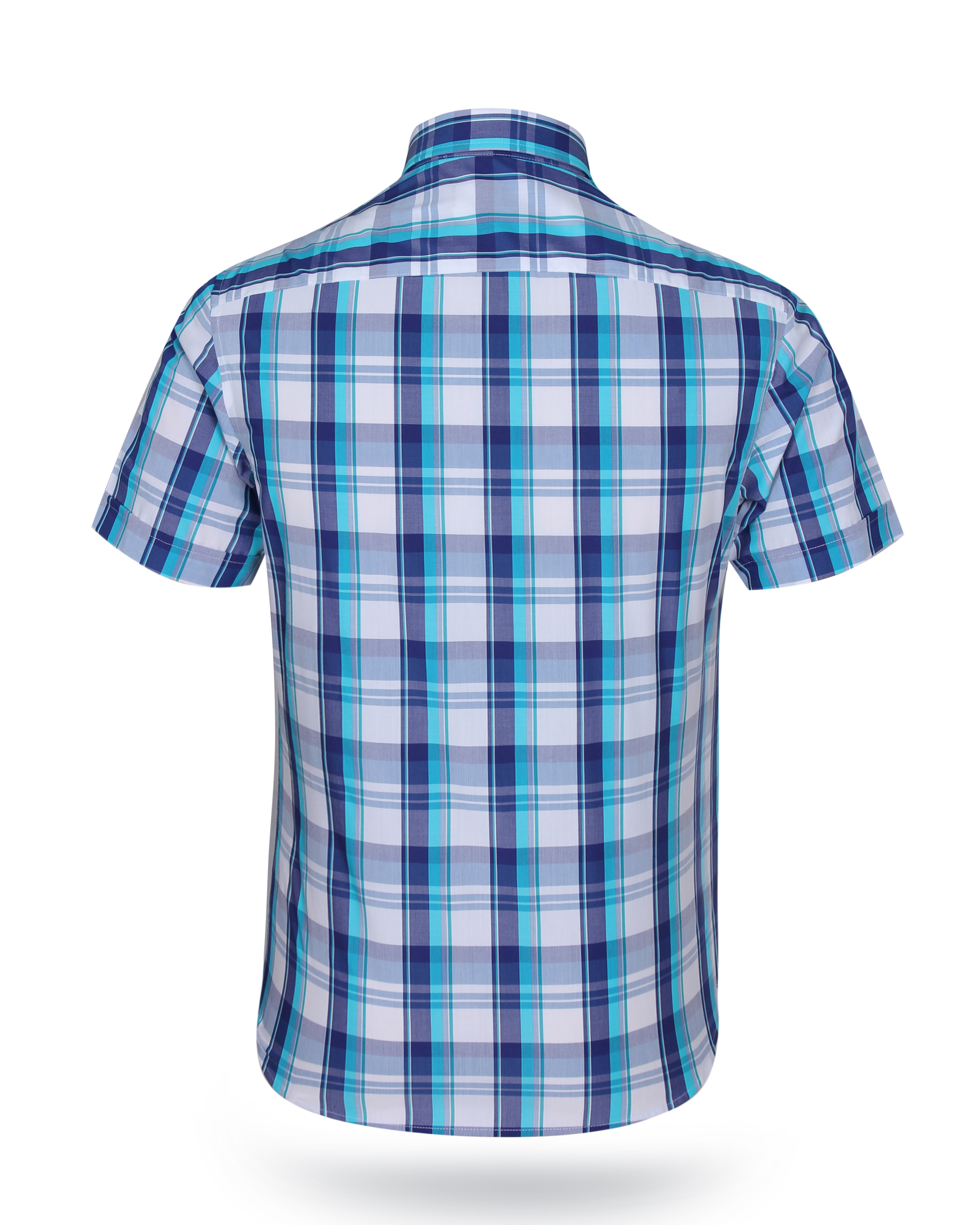 Áo sơ mi nam tay ngắn form slim fit vạt bầu Khatoco A1MN468S1-CNCR224-2411-N