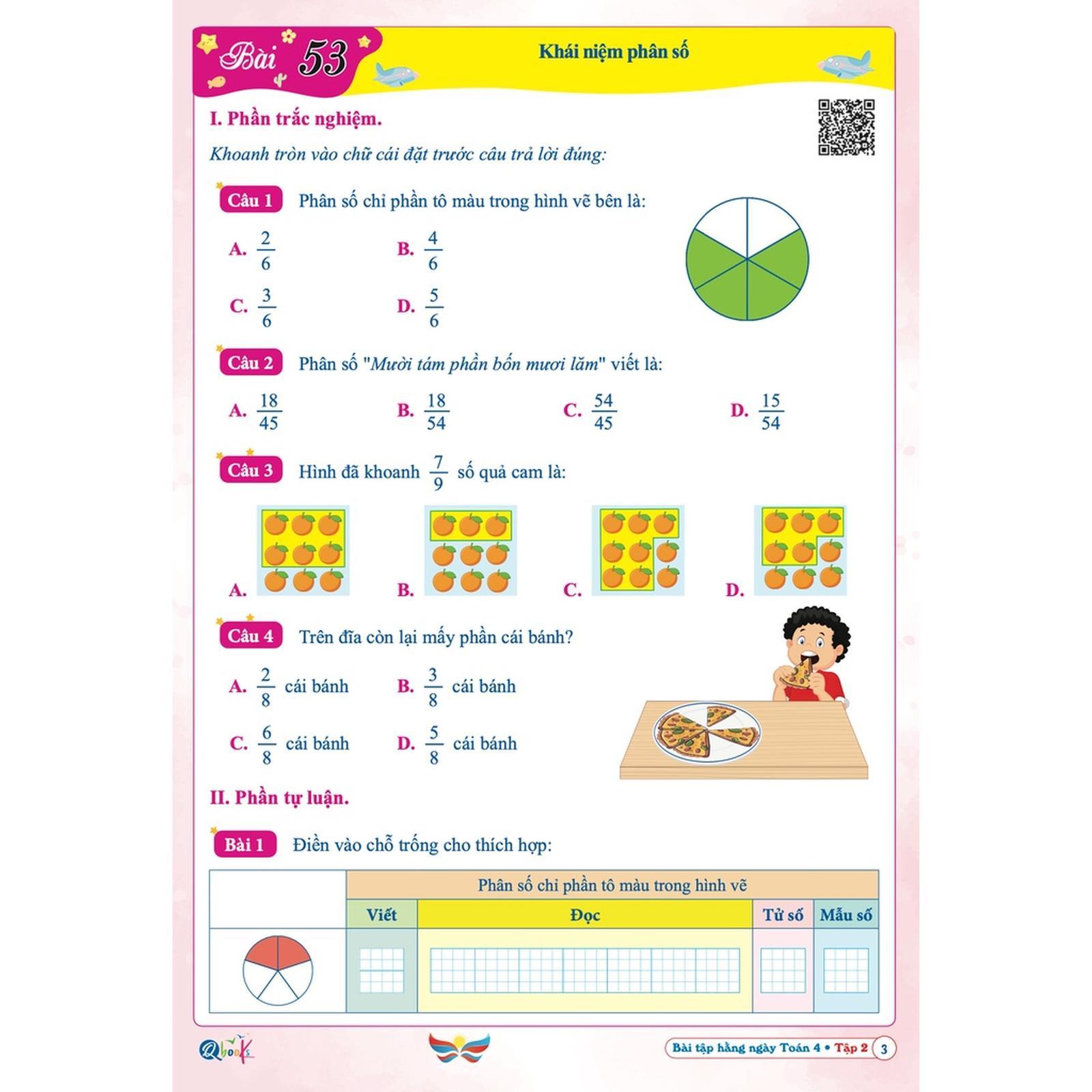 Bài Tập Hằng Ngày TOÁN 4 Học Kì 2 - Cánh Diều - Bản Quyền