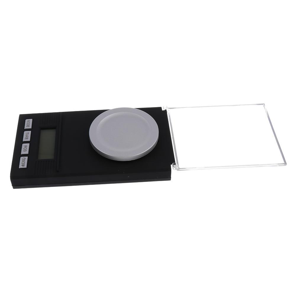 50g/0.001g Pocket Jewelry Scale Electronic Scale 6 Units LCD Backlit Display