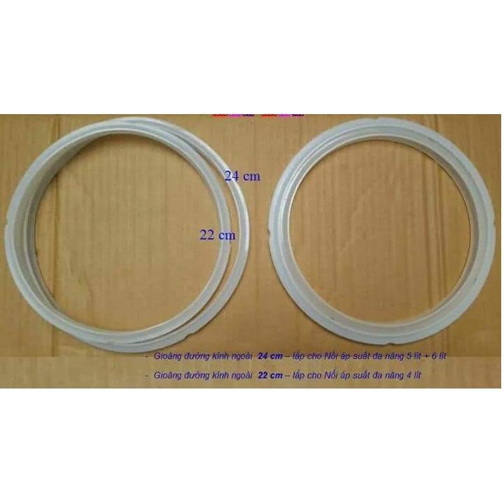 Gioăng nồi áp suất điện đa năng 22cm và 24 cm - Gioăng nồi áp suất điện siêu dày - Gioăng nồi áp suất Midea -giadunghn1