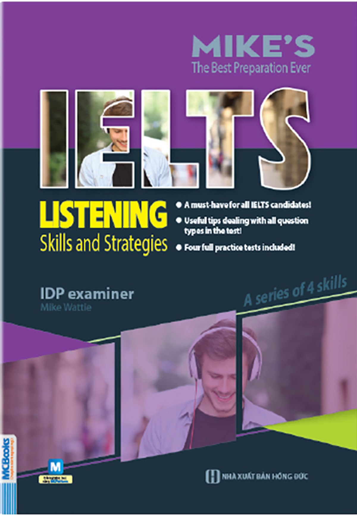 Combo Bộ Sách Luyện Thi Ielts Học Thuật - Bí Kíp Tự Học Ielts 8.0 ( Academic Ielts Mike )  (Tặng Kho Audio Books)