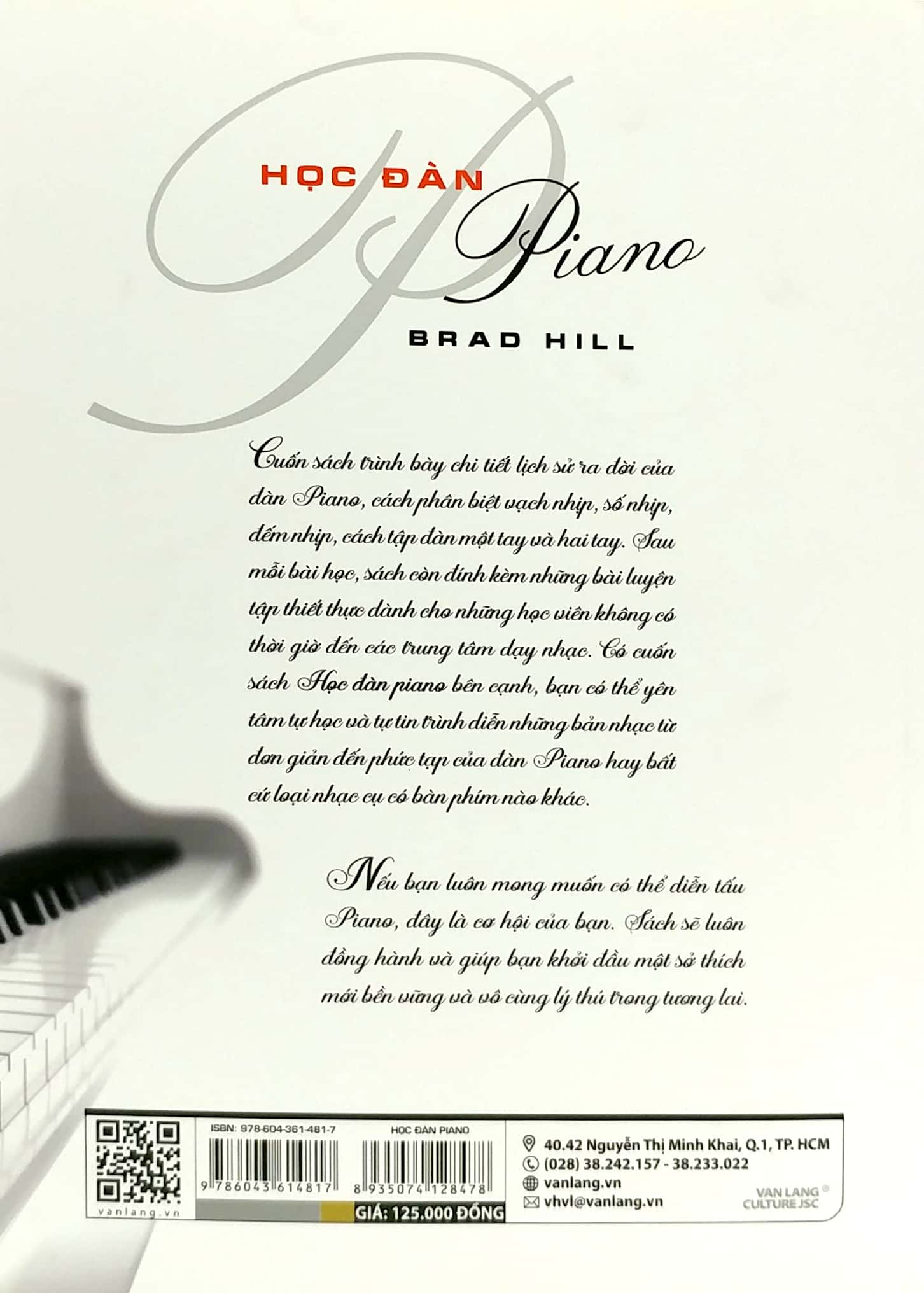 Sách - Học Đàn Piano - Brad Hill