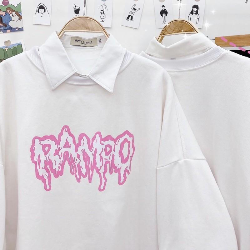 Áo sweater RAMBO ảnh thật