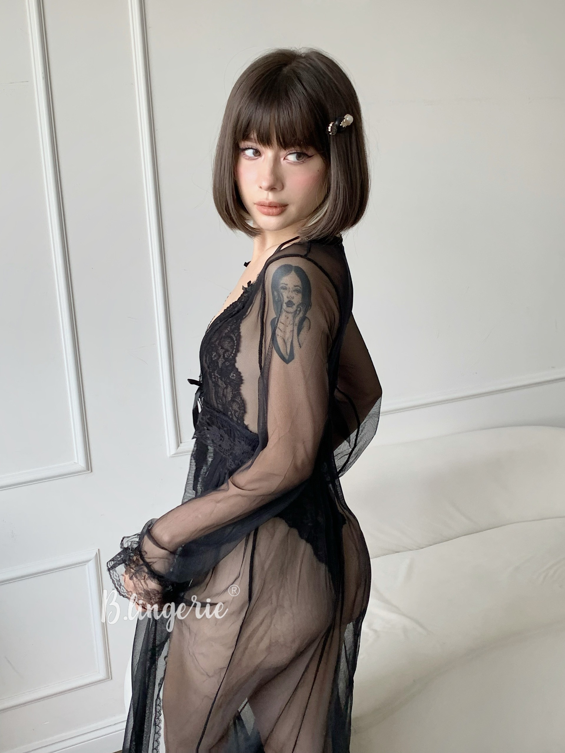 Bộ Bodysuit Phối Ren Gợi Cảm - B.Lingerie