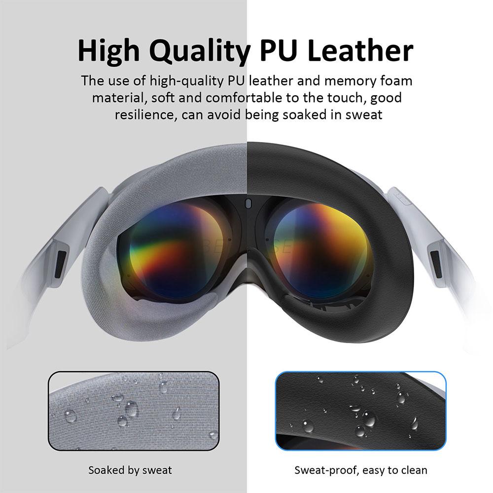 Mặt nạ mở rộng cho Pico 4 Giao diện mặt Pad Thay thế VR Tai nghe Thông gió Disigition PU Face Face VR Phụ kiện VR Màu sắc: Combo 11