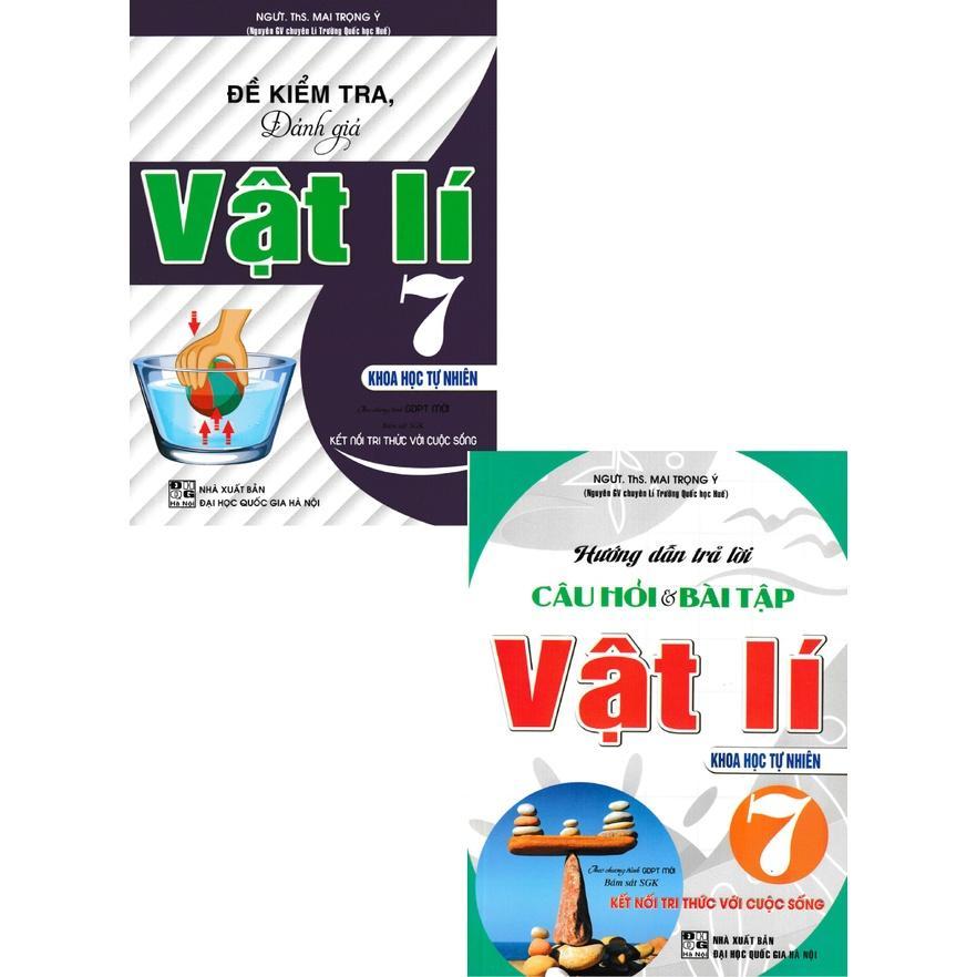 Sách - Hướng Dẫn Trả Lời Câu Hỏi Và Bài Tập Vật Lí Lớp 7 + Đề Kiểm Tra, Đánh Giá Vật Lí Lớp 7 - Khoa Học Tự Nhiên - Hồng Ân
