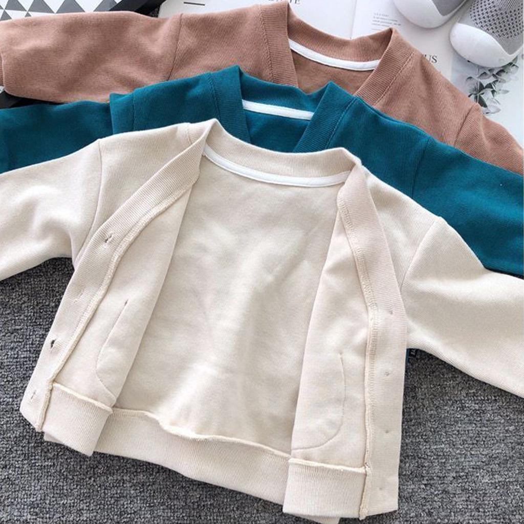 Áo khoác cardigan cho bé ROSY KIDS, Áo khoác cotton cho bé chuẩn hàng xuất khẩu cho bé từ 6-20kg