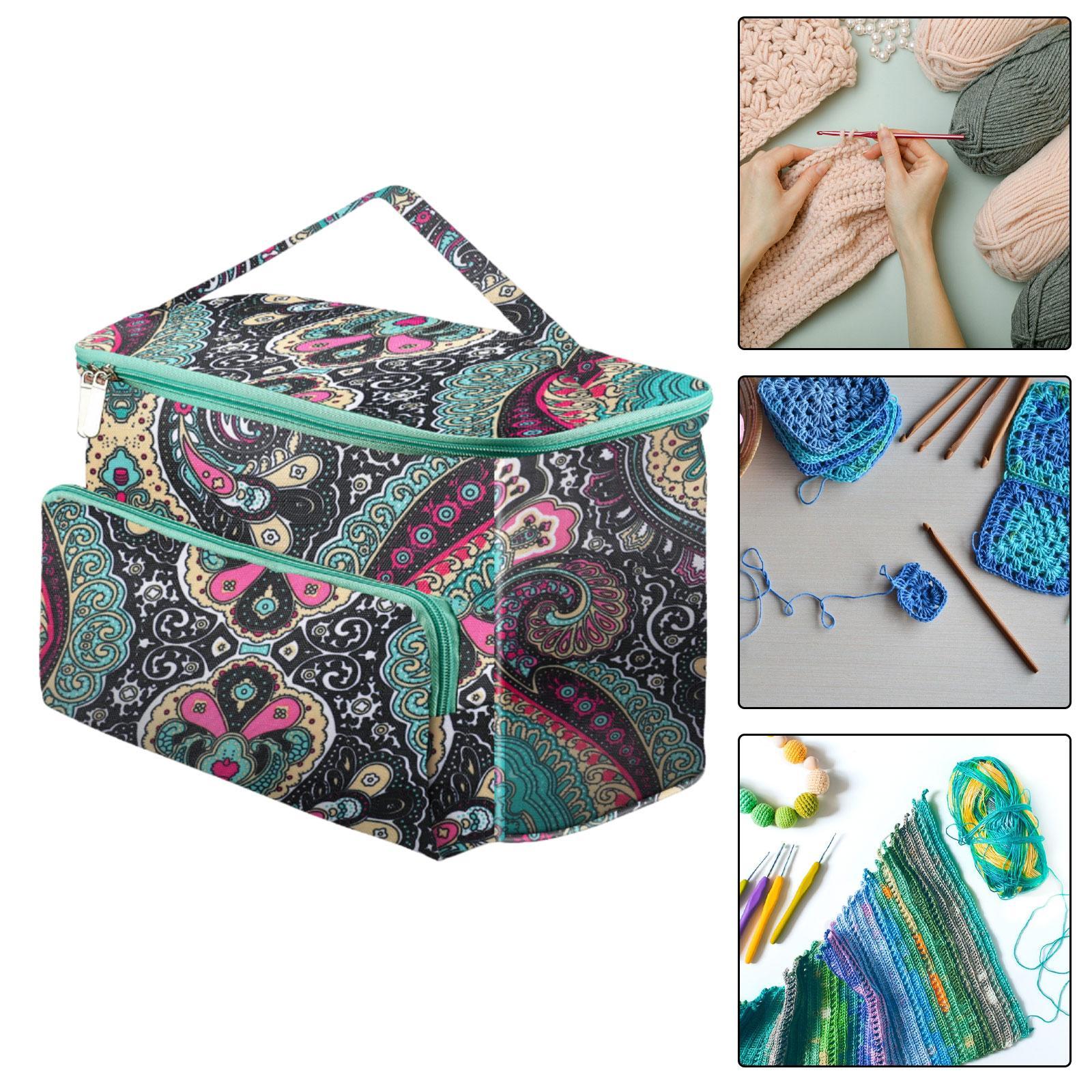 Yarn Storage Tote Bag Knitting Crochet Supplies Durable Knitting  Bag