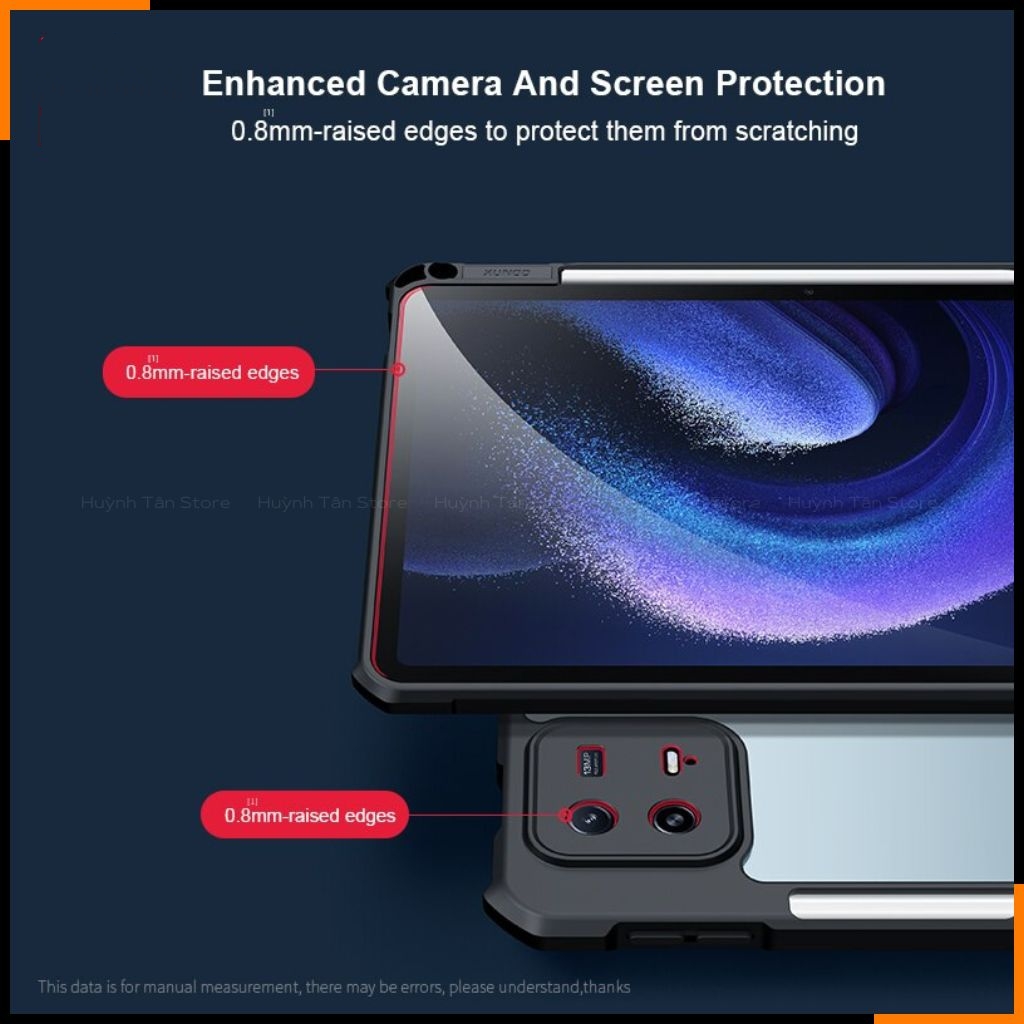 Ốp lưng mi pad 6 chống sốc xundd bảo vệ camera chống ố vàng phụ kiện điện thoại huỳnh tân store