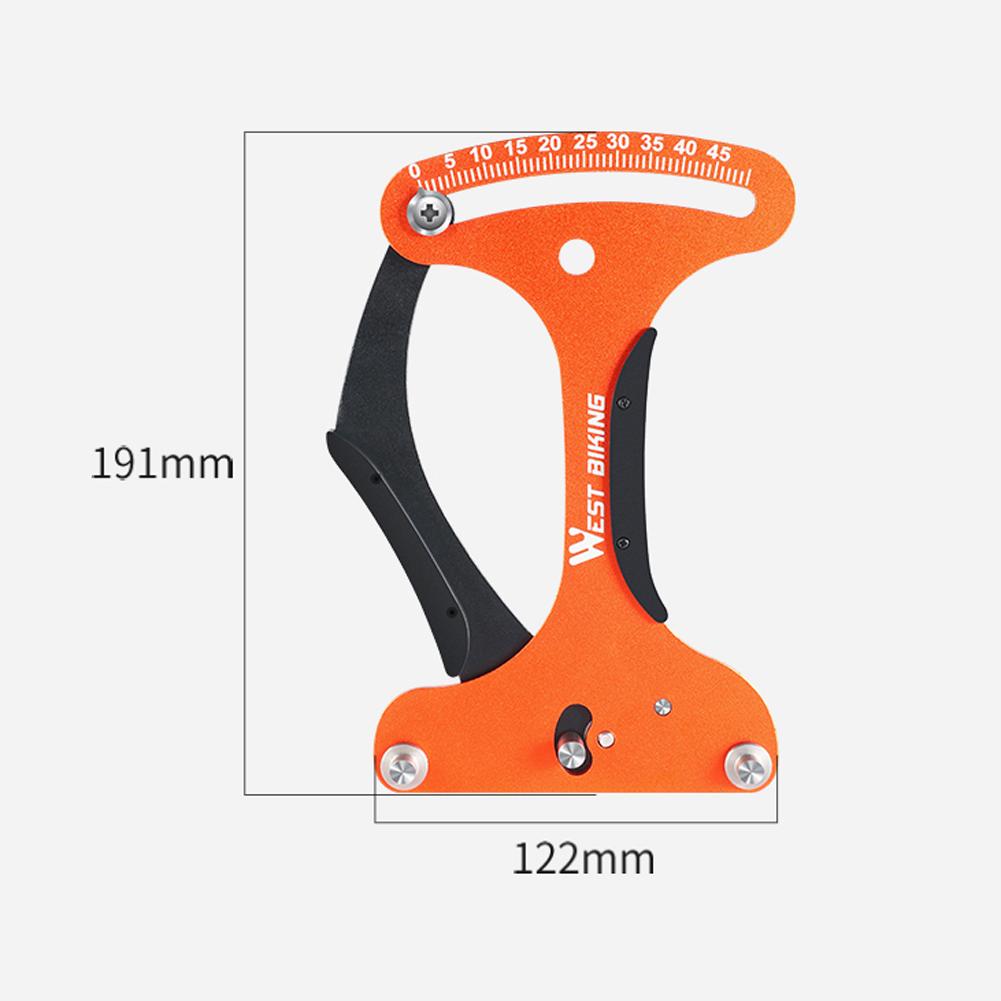Máy đo độ căng Xe đạp WEST BIKING hiệu chỉnh độ căng bằng nhôm Hợp kim nhôm để sửa chữa bánh xe đạp