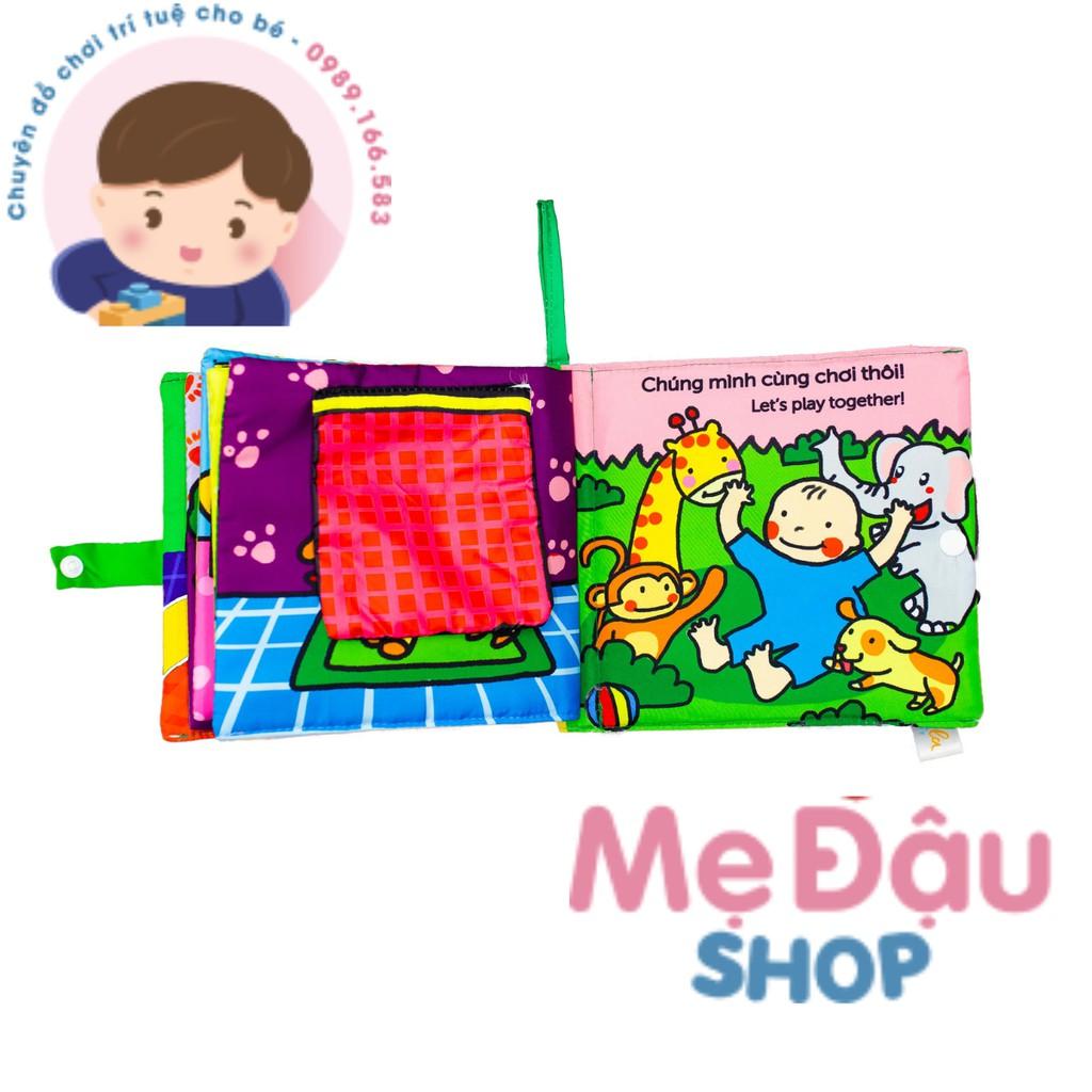 Sách vải kích thích đa giác quan cho bé Luli đâu rồi?- Where is Luli?