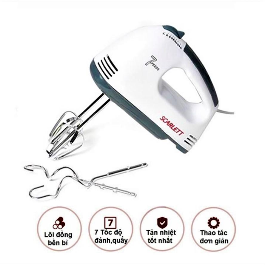 May đánh trứng nhào bột tự động 7 cấp độ cực khỏe hàng cao câp siêu bền