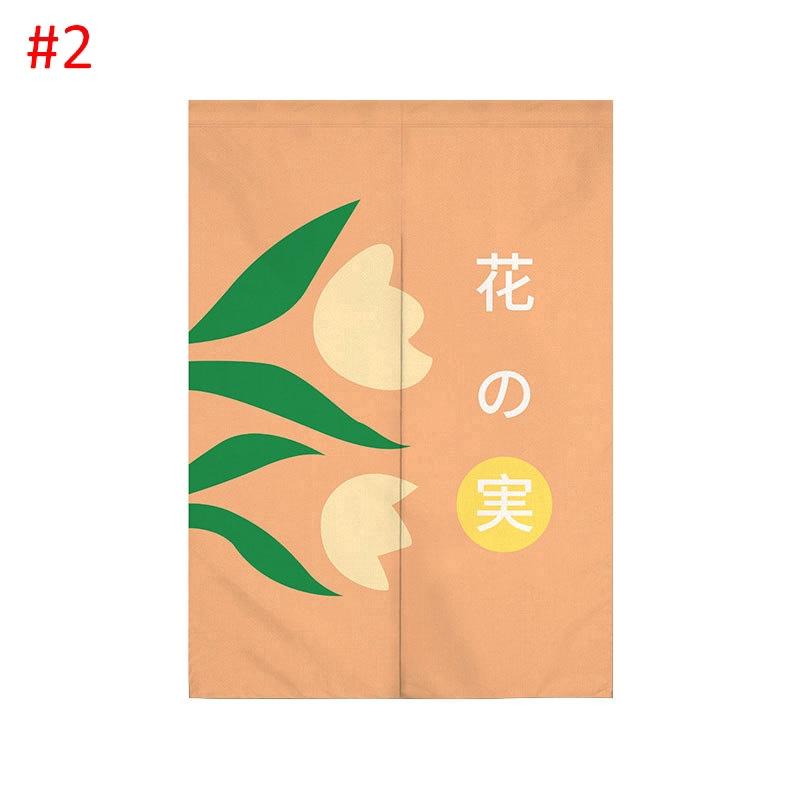 Màn treo cửa nhà bếp nhà tắm quán cà phê họa tiết hoa dễ thương