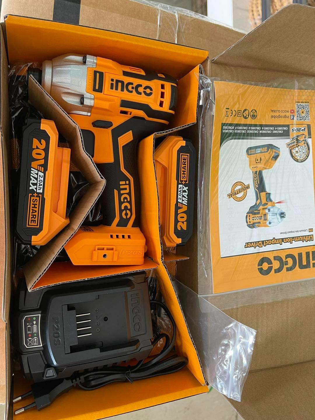 MÁY VẶN/SIẾT BU LÔNG DÙNG PIN 20V INGCO CIWLI2001 - HÀNG CHÍNH HÃNG