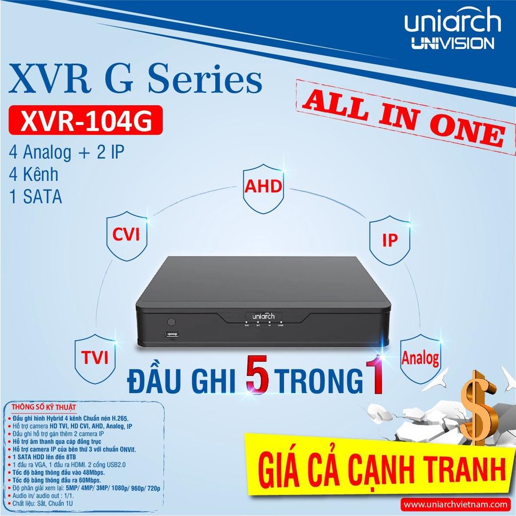 Đầu ghi hình 8 kênh 5 trong 1 Uniarch XVR-108G - [Siêu Sale] - HÀNG CHÍNH HÃNG