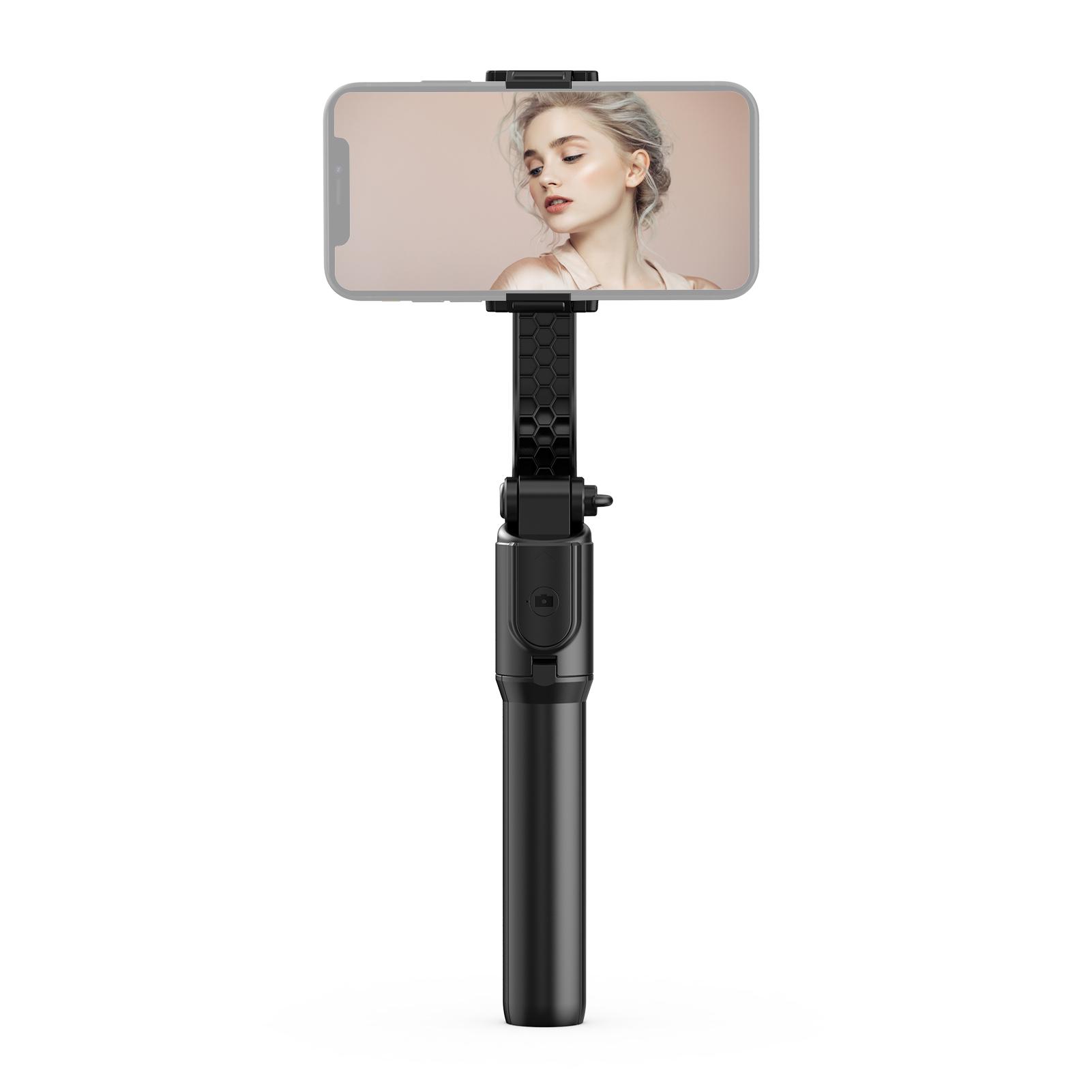 Bộ ổn định Gimbal cầm tay cho điện thoại thông minh Chân đế với chức năng tự động cân bằng từ xa BT 180 độ