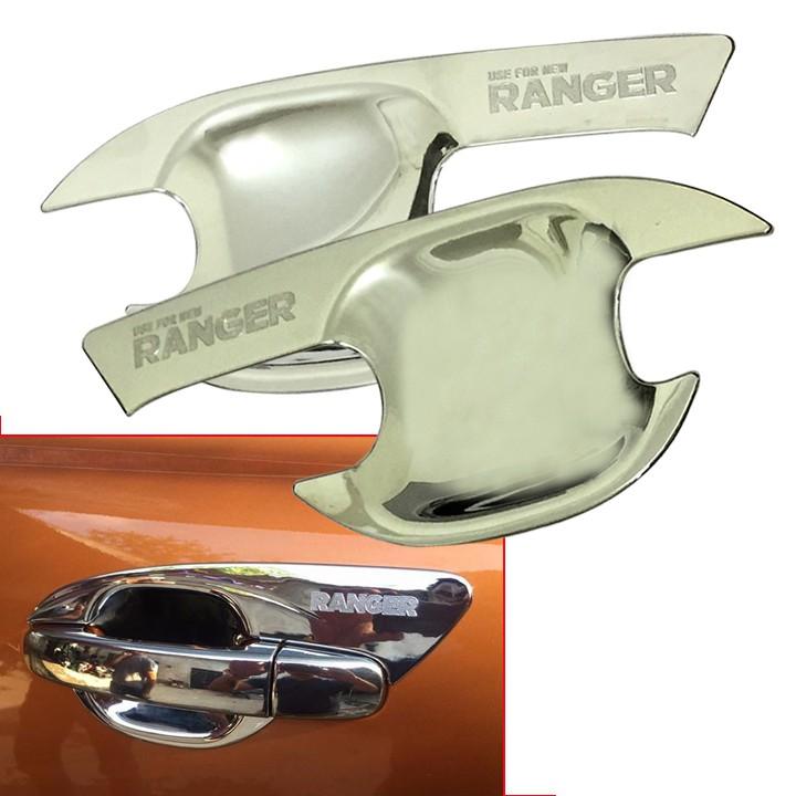 Bộ 04 ốp tay nắm cửa cho xe FORD RANGER
