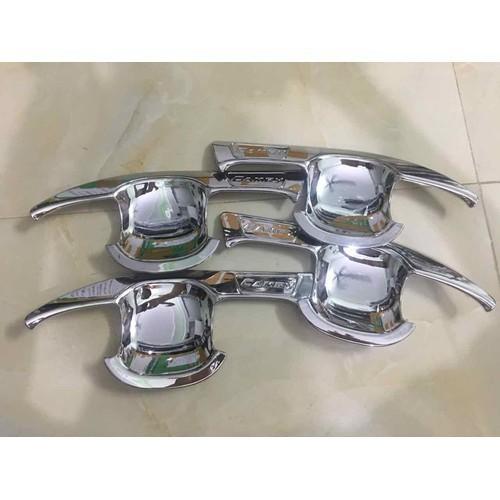 Bộ ốp tay nắm, hõm cửa xe dành cho Toyota Camry 2019 -2021 mạ Crom