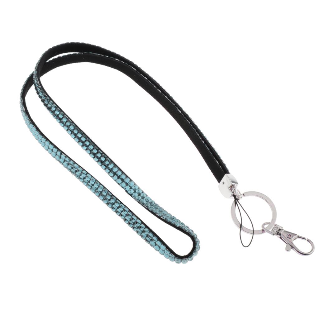 Dây đeo ID Badge Badge Chủ Dây đeo Dây đeo Cổ điện Thoại Lấp Lánh