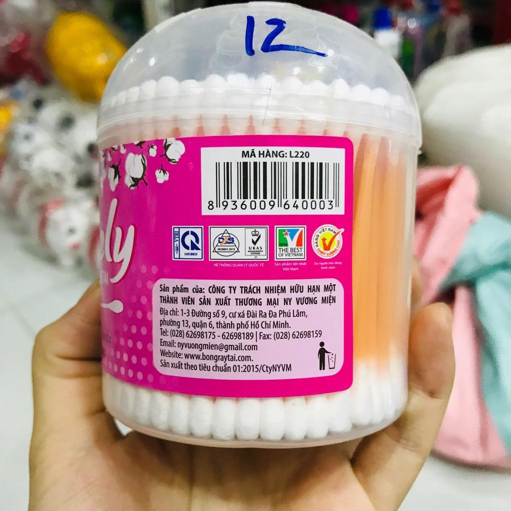 Hộp 200 Cây Bông Gòn Ráy Tai Làm Sạch Thư Giãn Hộp 200 cây