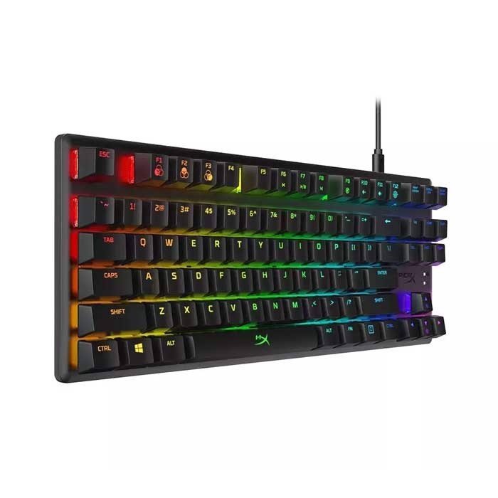 Bàn Phím Cơ HP HyperX Alloy Origins Core – Aqua Switch TKL (4P5P1AA) Hàng chính hãng