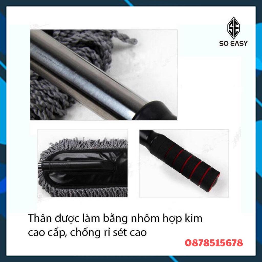 Bộ Chổi Lau Xe Sợi Dầu Cỡ Lớn - Chổi Đa Năng Lau Bụi Kiêm Rửa Xe Ô Tô - Cam Kết Hàng Chất L