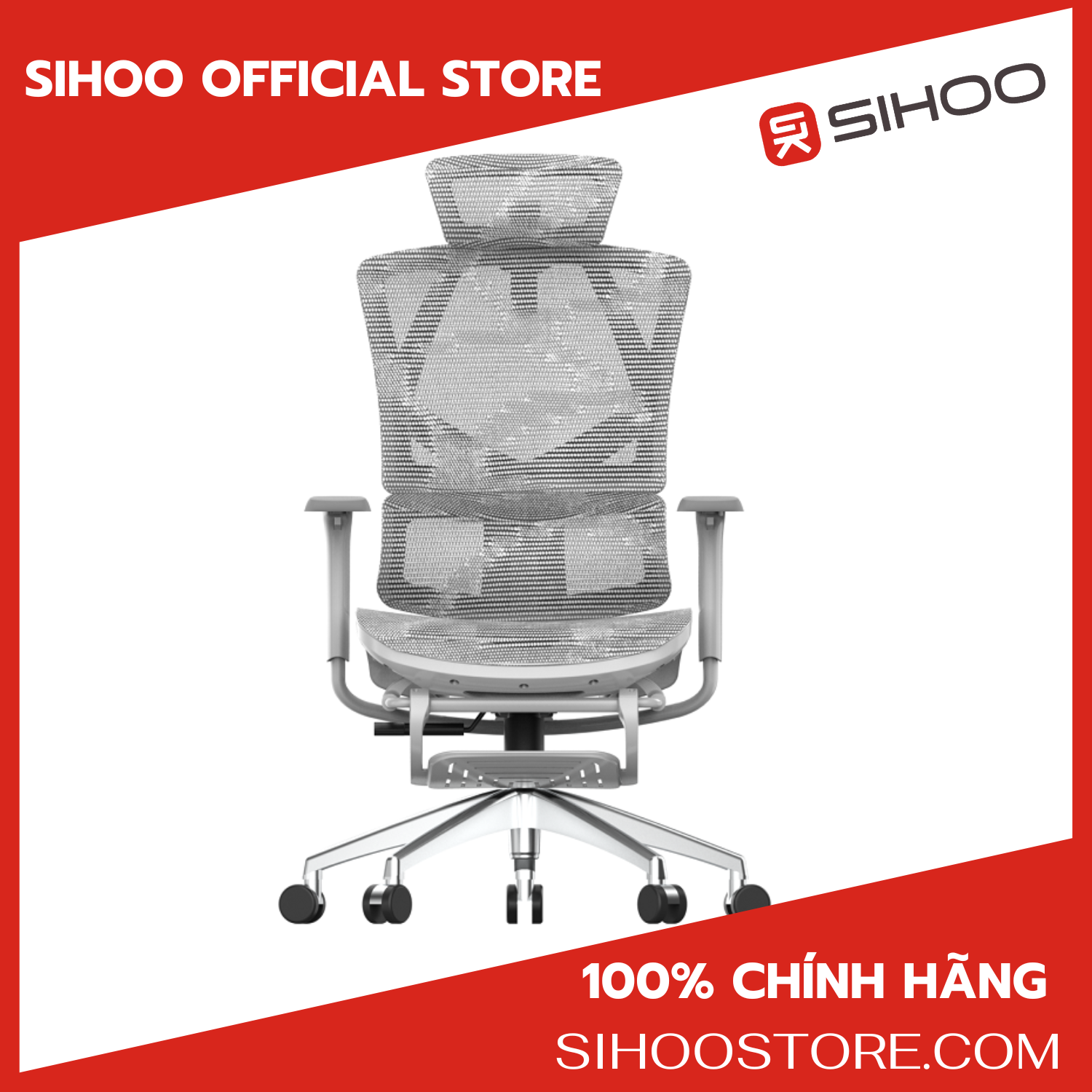 Ghế Công Thái Học Sihoo M90B - Hàng chính hãng