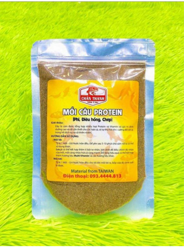 COMBO 2 gói mồi câu Protein CHẤN THÀNH 200GRAM mùi thơm tanh nhẹ