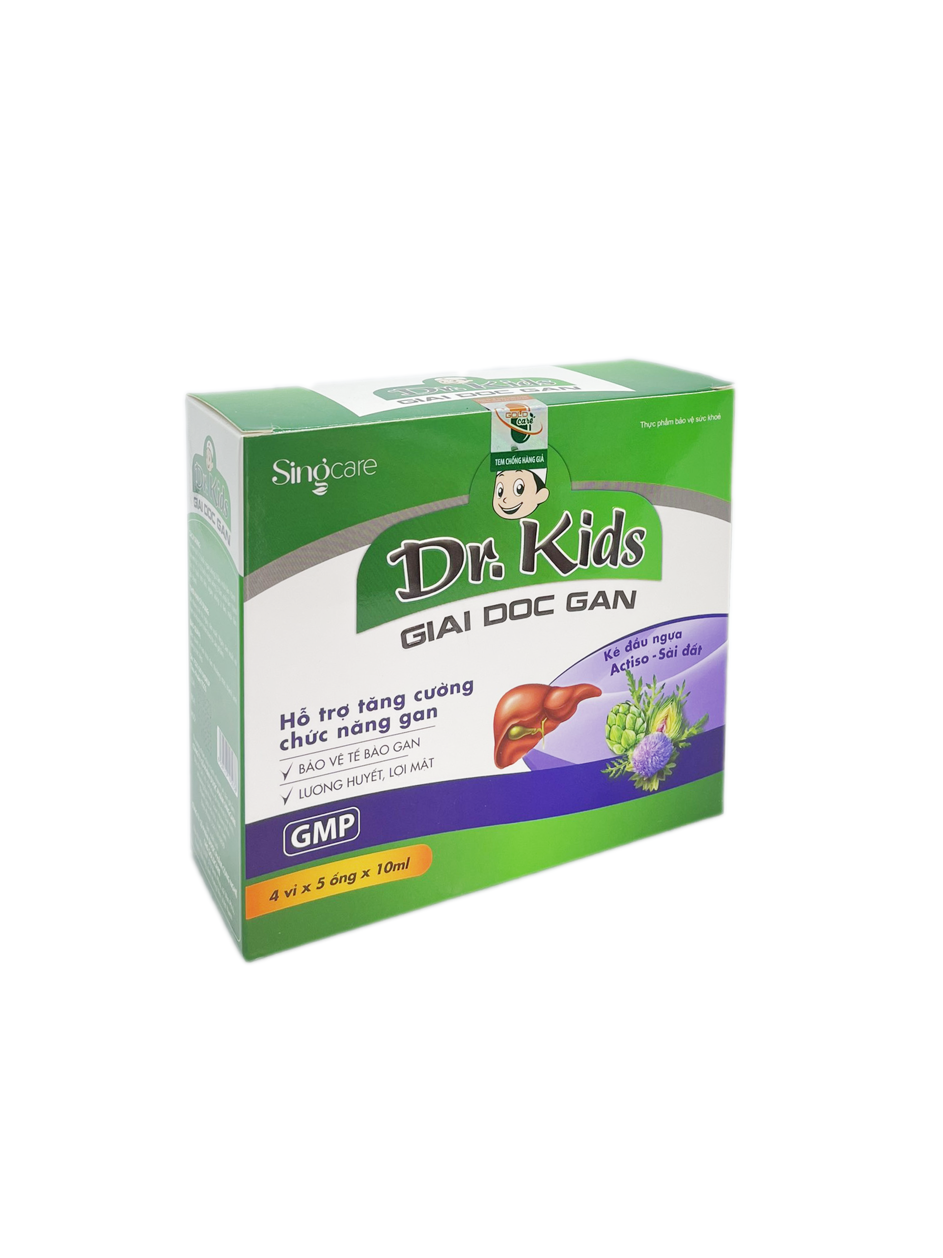 Dr. Kid Giải độc gan, hỗ trợ tăng cường chức năng gan ở trẻ nhỏ.