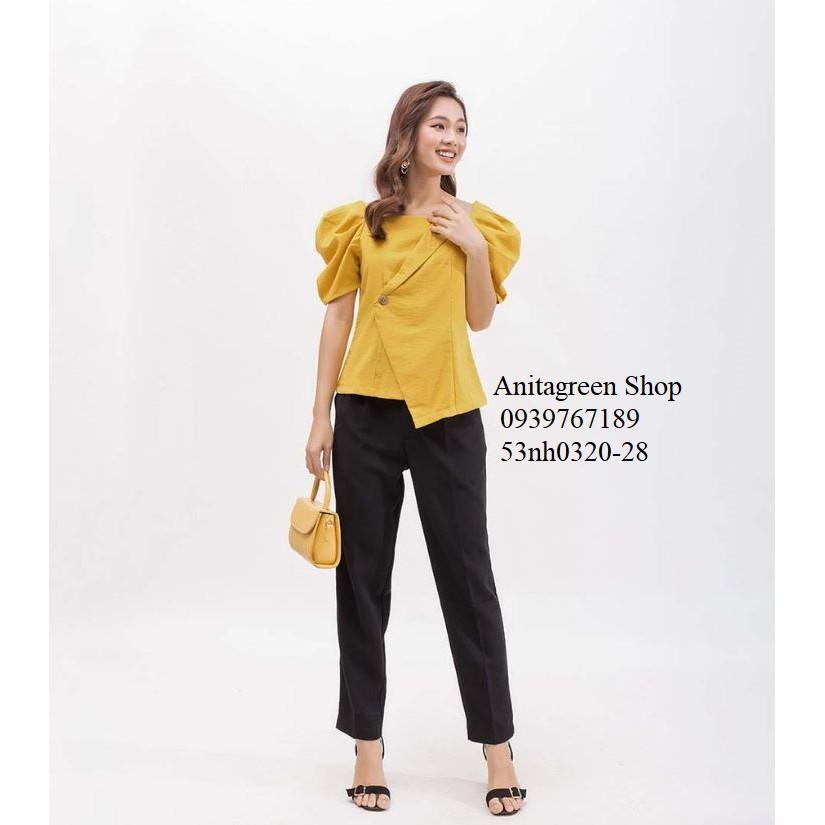 53nh0320-ÁO KIỂU CỔ VUÔNG THỜI TRANG s-6xl