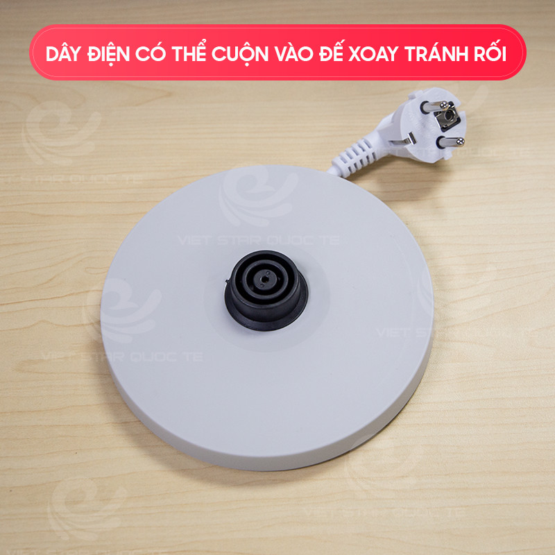 Bình đun siêu tốc Midea 1.7 lít MK-17DG - Xanh - Hàng Chính Hãng