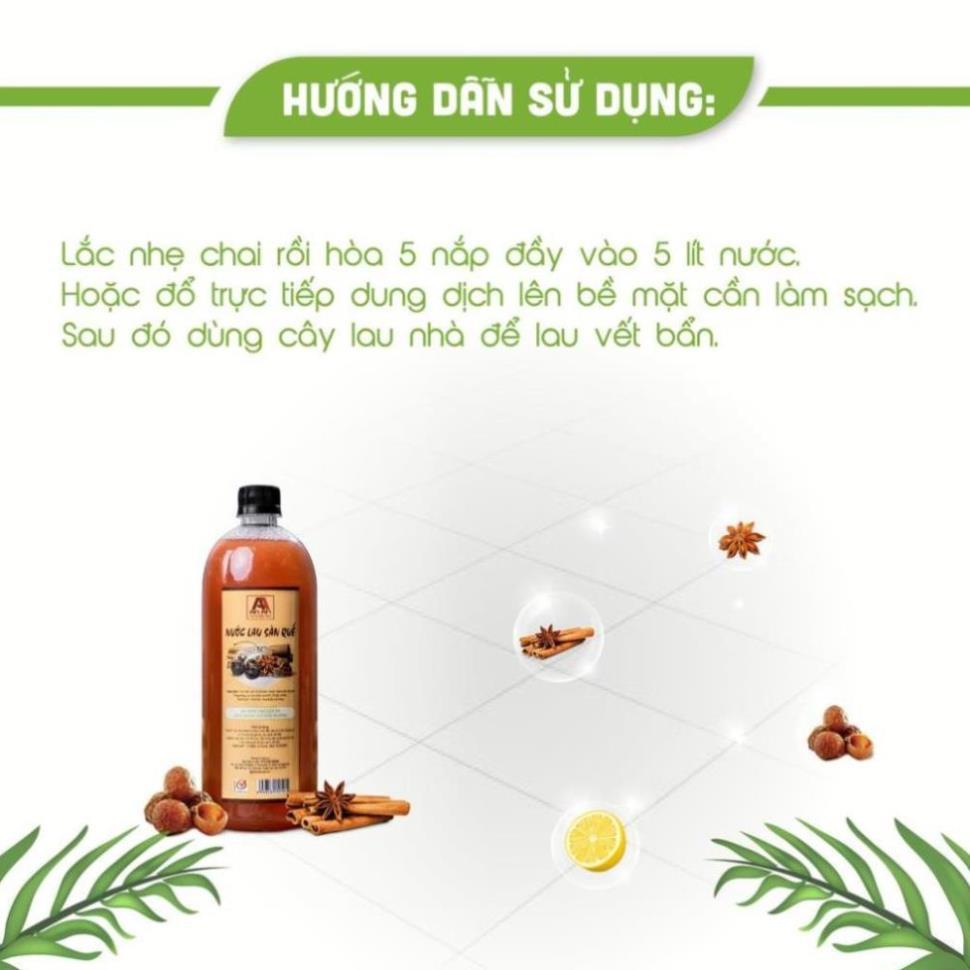 COMBO 5 chai Nước Lau Sàn Thảo Mộc Quế 100% tự nhiên Organic