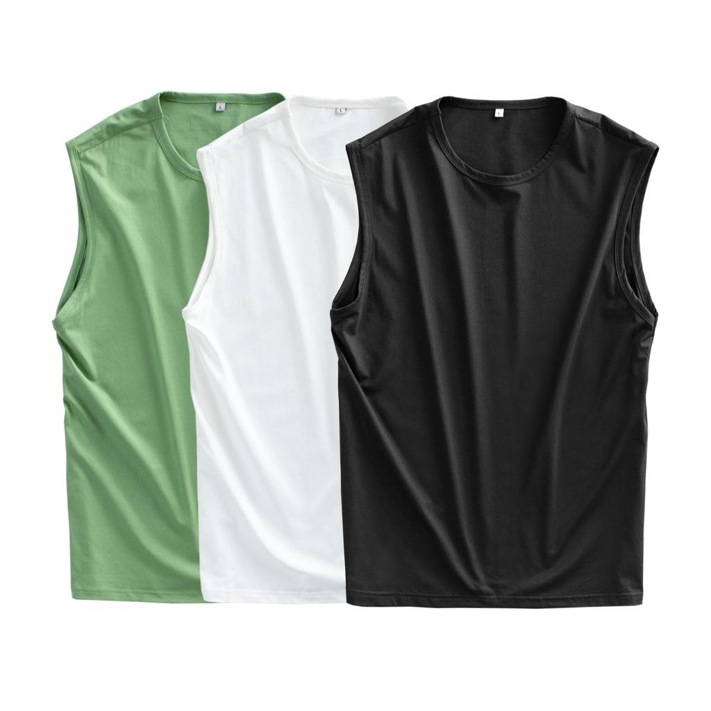 Áo thun tank top nam trơn LADOS-9085 vải cotton siêu mát mẻ,tập gym, chạy bộ, đi chơi