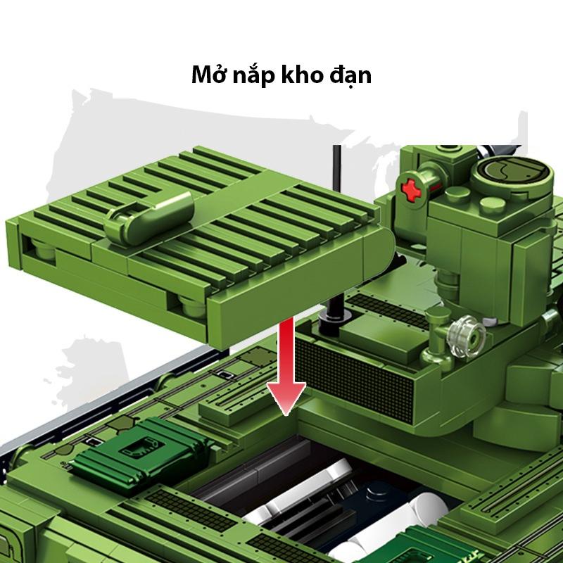 Xe Tăng T-14 hồng quân Liên Xô, Đồ chơi Lắp ráp thông minh, Mô hình xe tank