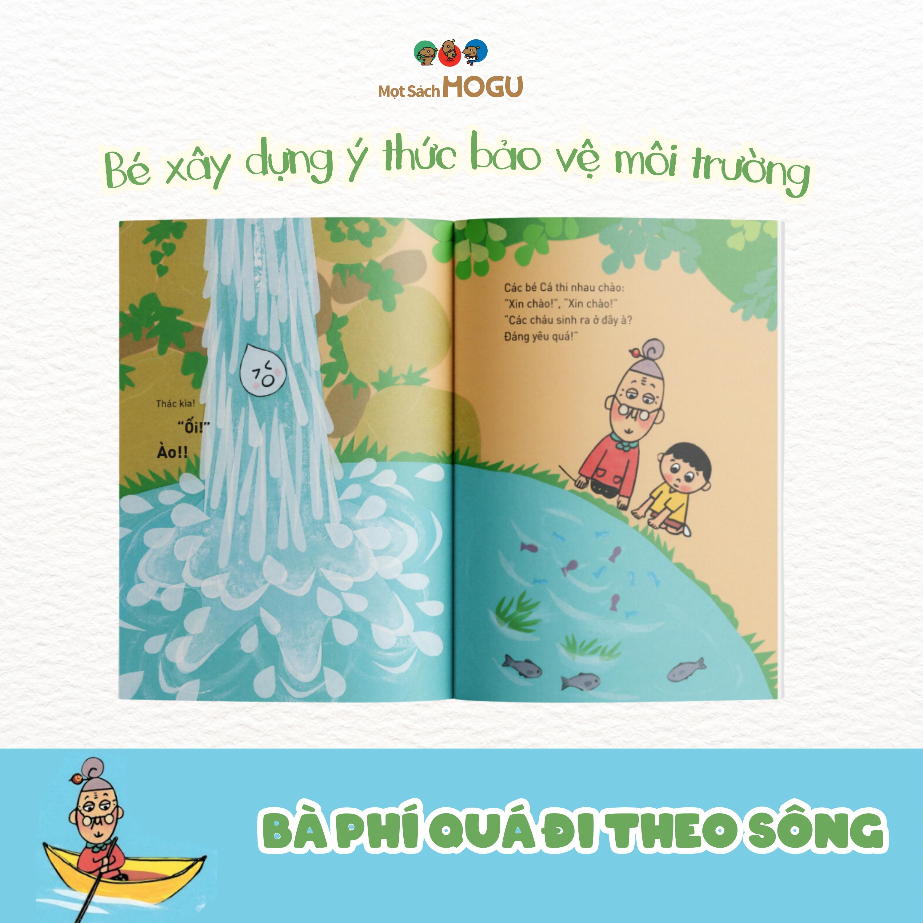 Ehon - Bà Phí Quá Đi Theo Sông (Tái Bản 2020)