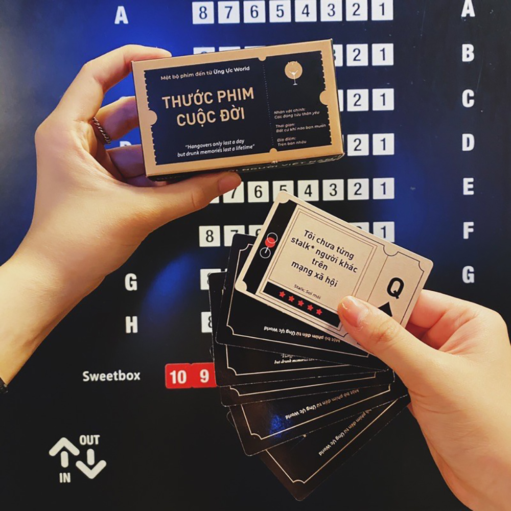 Hình ảnh Bộ Bài Thước Phim Cuộc Đời Bài Ăn Uống Giải Trí Trên Bàn Nhậu Drinking Card Game Never Have I Ever 51 Lá