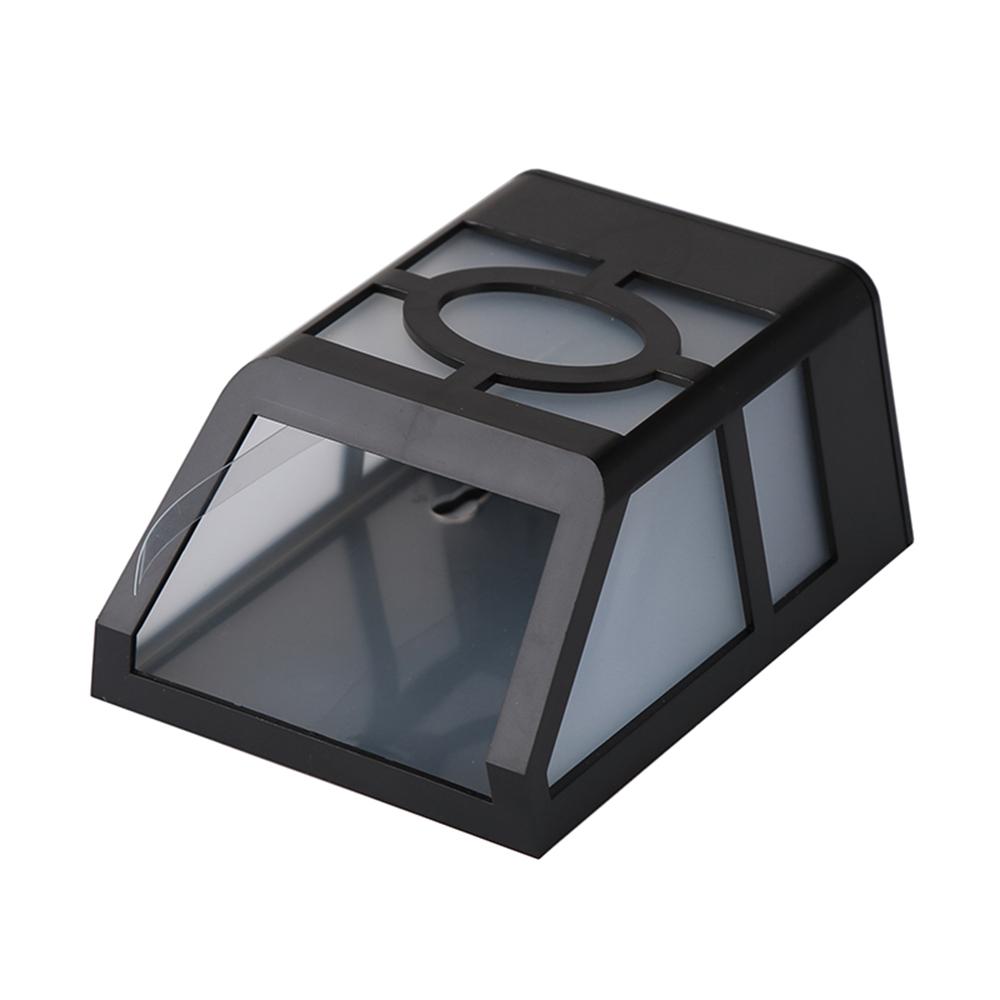 Solar Powered LED Light Wall Lamp 2 LEDs Solar Energy Light Sensor Wall Night Lights Energy Saving Outdoor Waterproof for Home Garden Yard Stairway Fence Patio Wall Pathway Lamps