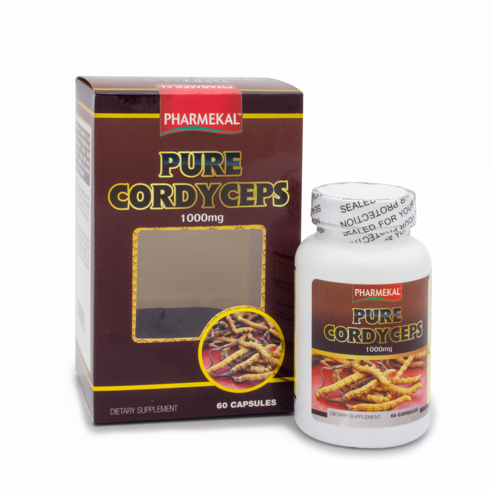 Combo 2 Hộp Viên Uống Đông Trùng Hạ Thảo Pure Cordyceps Pharmekal - 60 Viên