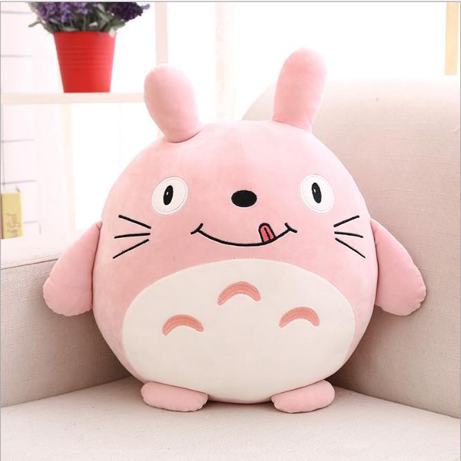 Gối mền TOTORO 3in1 mặt biểu cảm vui nhộn Vải nỉ nhung cực mịn, bộ chăn gối văn phòng