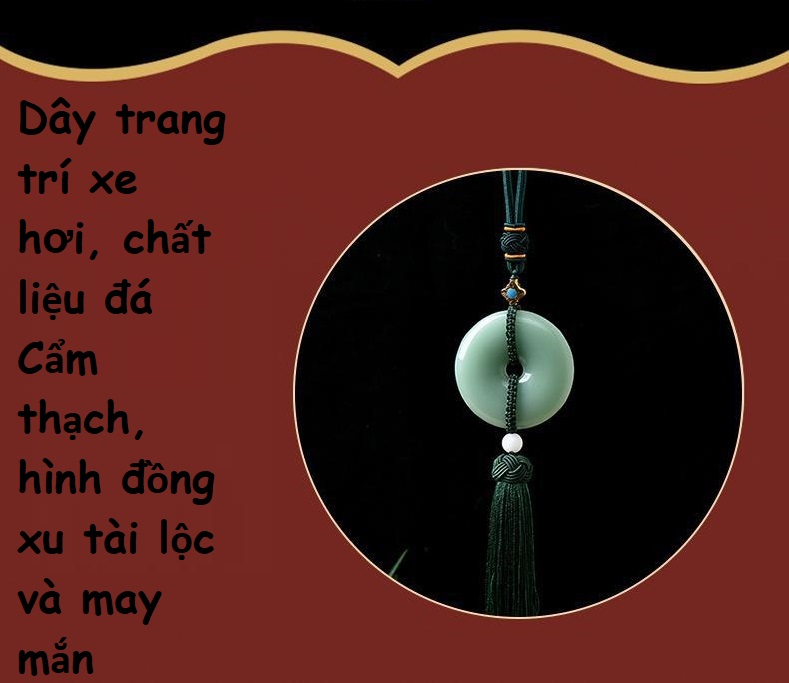Khánh treo kình hậu xe hơi hình đồng xu