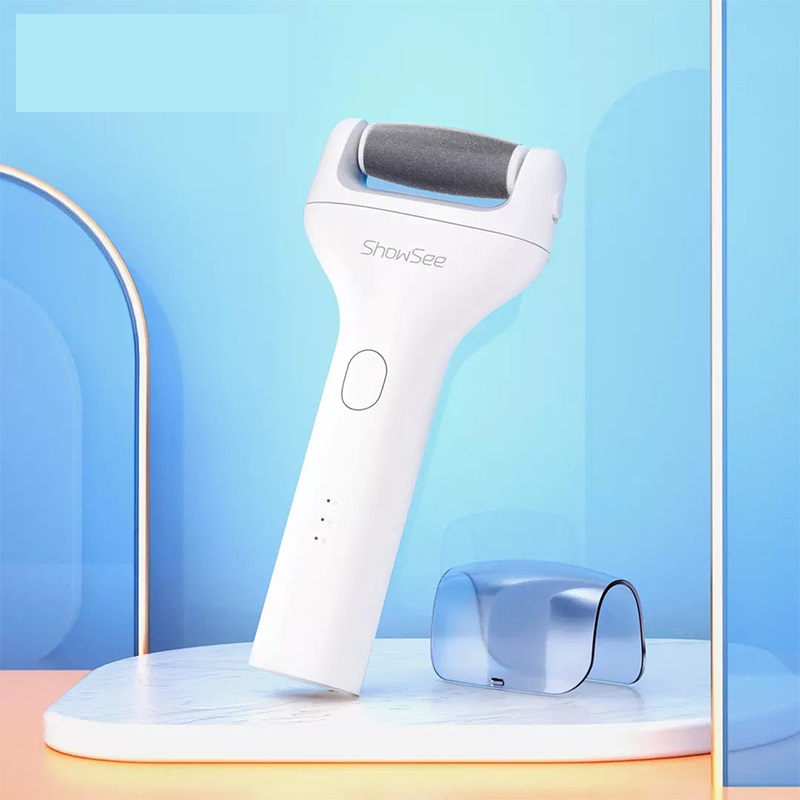 Xiaomi Showsee Electric Foot File Remover Callus Pedicure Tools,Loại bỏ lớp biểu bì da chết khô cứng, Dụng cụ chăm sóc chân ướt