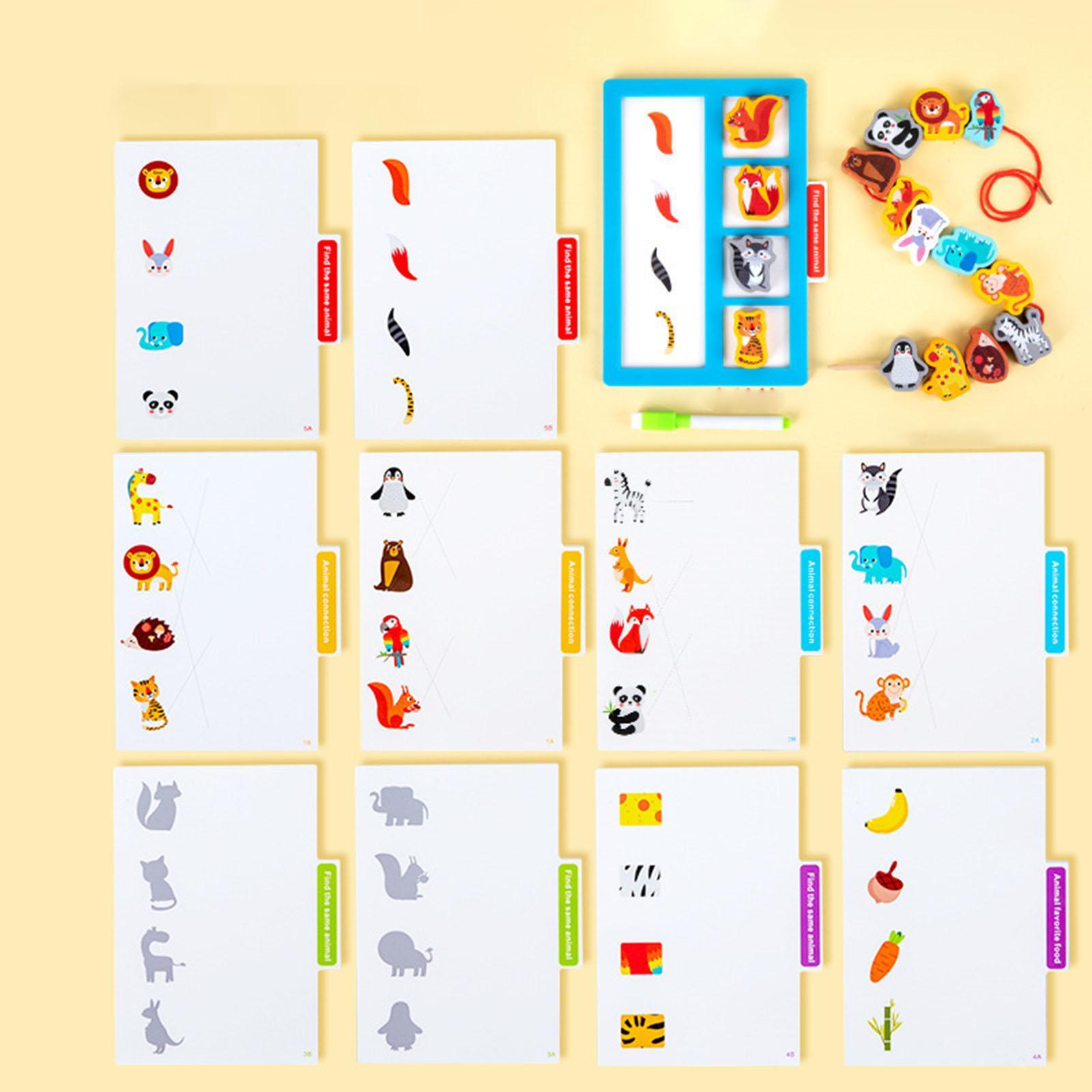 Memory Game with Blocks Wooden Matching Game for Game