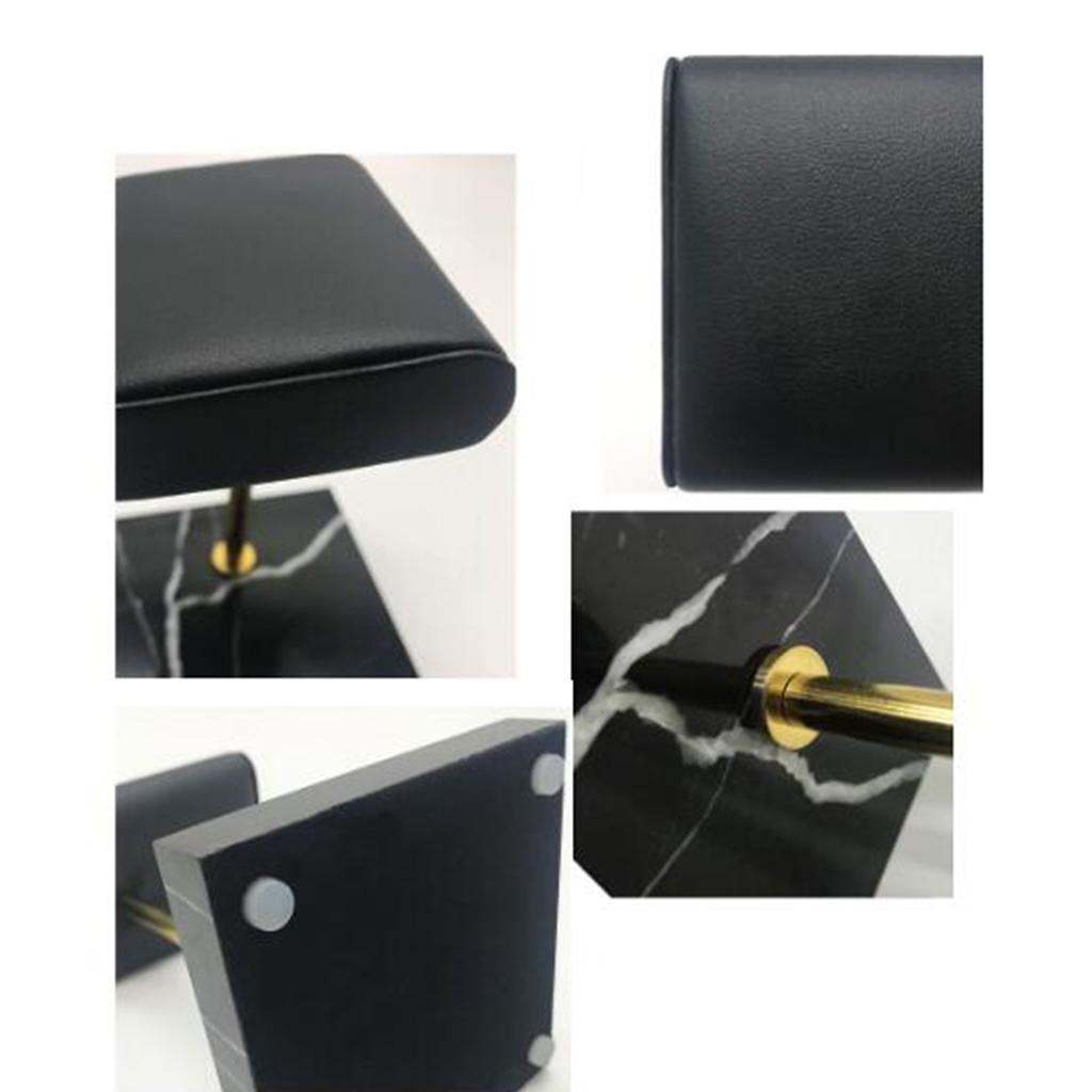 2x Marble & PU Watch Holder Stand For Display Style 1
