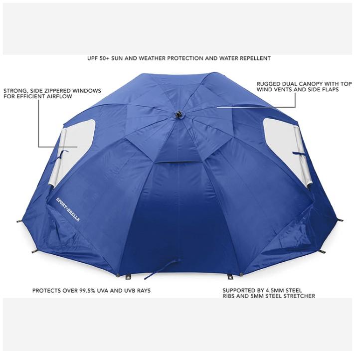 Dù Cắm Trại Khung 8 Xương Chịu Lực UV Protect UPF50+ BlueSea 2m5