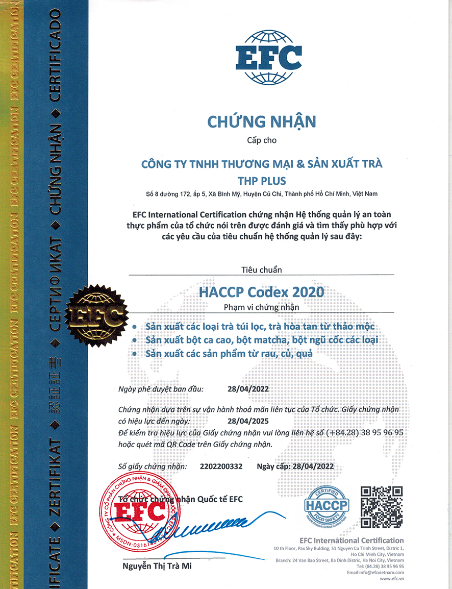 Trà Gừng Sả Túi Lọc THP Giúp Giảm Cân Hiệu Quả Túi Zip 120g (60 gói x 2g)