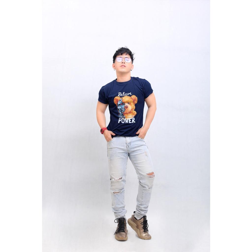 Áo thun nam form chuẩn Gấu TEDDY - Fashion Eking Clothing