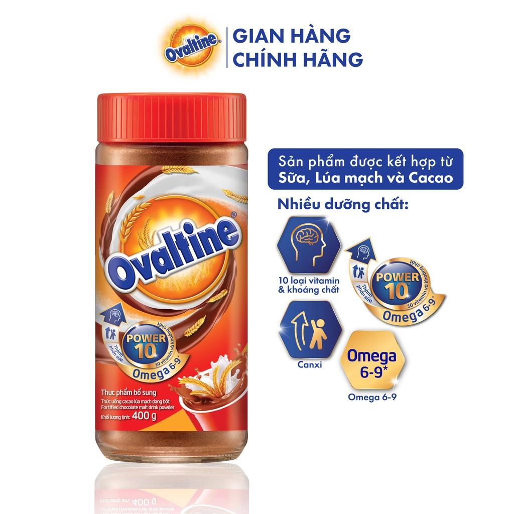 Bột Cacao Lúa Mạch Ovaltine - Hũ 400g