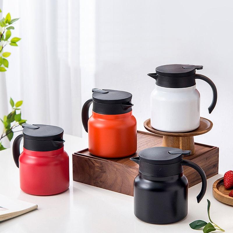 Bình Pha Trà Giữ Nhiệt 800ml /1000ml, Ấm Pha Trà Inox Có Lõi Lọc Cao Cấp Sang Trọng