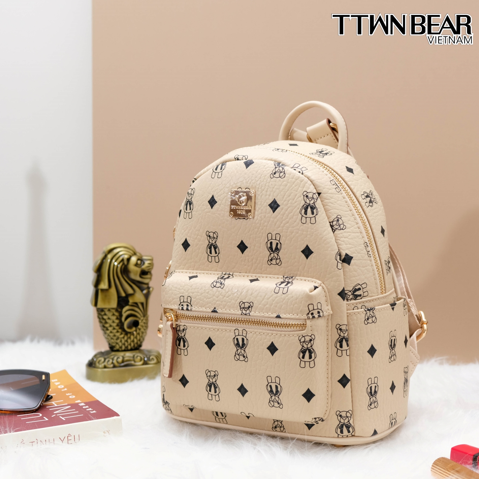 Balo da nữ TN2665 TN2666 TN2667 thời trang chính hãng TTWN BEAR