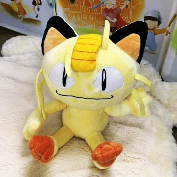 Gấu Bông Pokemon Mèo Meowth Lém Lĩnh (25 Cm) Gb126 (Tặng 1 Đèn Led 8 Bóng Siêu Sáng Cắm Cổng Usb)